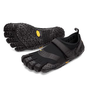 Vibram V-Aqua Black Mens Watersports Shoes | India-120867